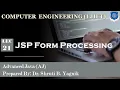21 JSP Form Processing