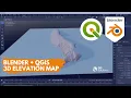 Blender QGIS 3D Elevation Map