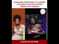 responds to leaked OF Says she loves peeing On herself