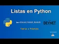Aprende Listas en Python muy facil Tutorial para Principiantes