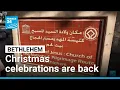 Bethlehem prepares for Christmas after two years of canceled celebrations • FRANCE 24 English