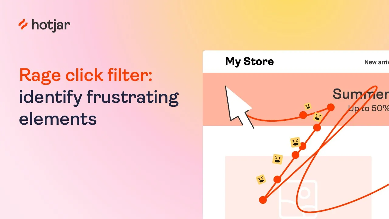 Hotjar Animated UI demo video