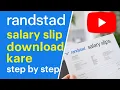 Randstad Salary Slip Download Kaise Kare Randstad Payslip 2025 Full Process Hindi Therojgarwale
