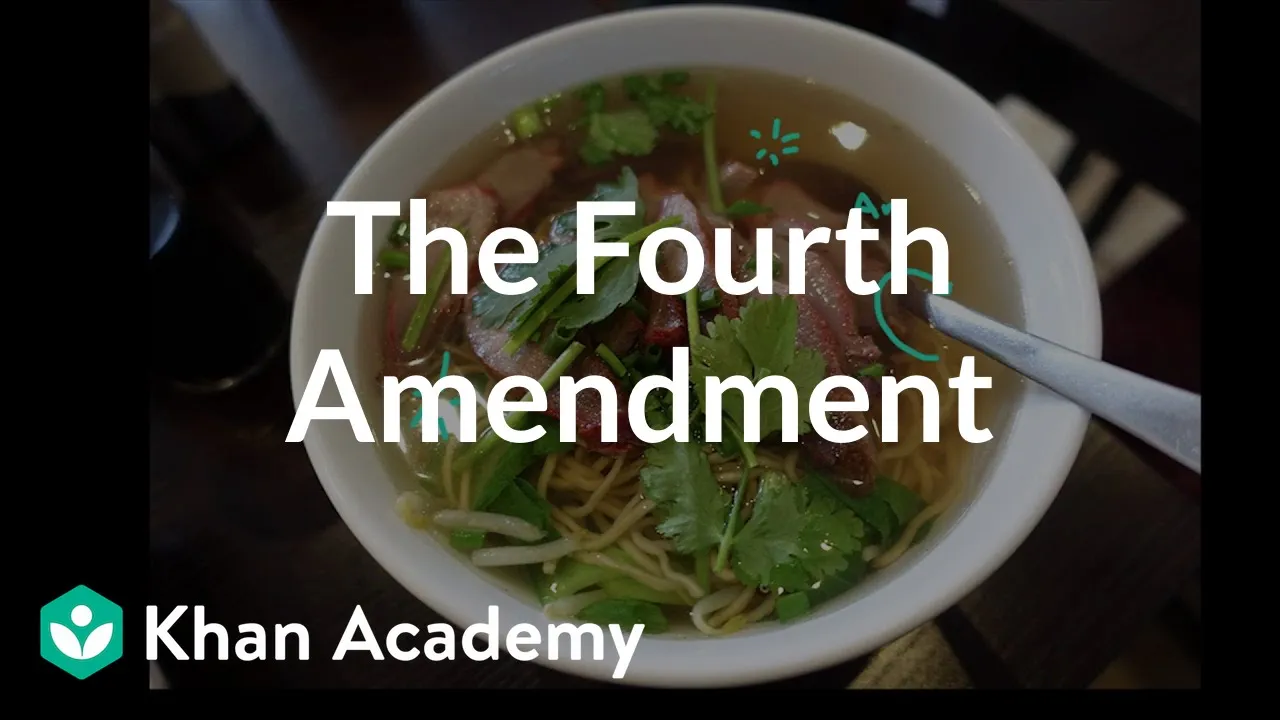 The Fourth Amendment | Civil liberties and civil rights | US government and civics | Khan Academy