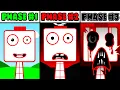 All Phases in New Incredibox Sprunki OC of Eleven (from Numberblocks): From Phase 1 to Phase 3