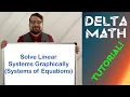Solve Linear Systems of Equations Graphically - Make Homework Simple and Easy A Delta Math Tutorial