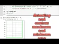 detect and contour maximum and minimum area rectangle