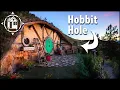 HOBBIT HOLE Her Earth House is Lord of the Rings Replica