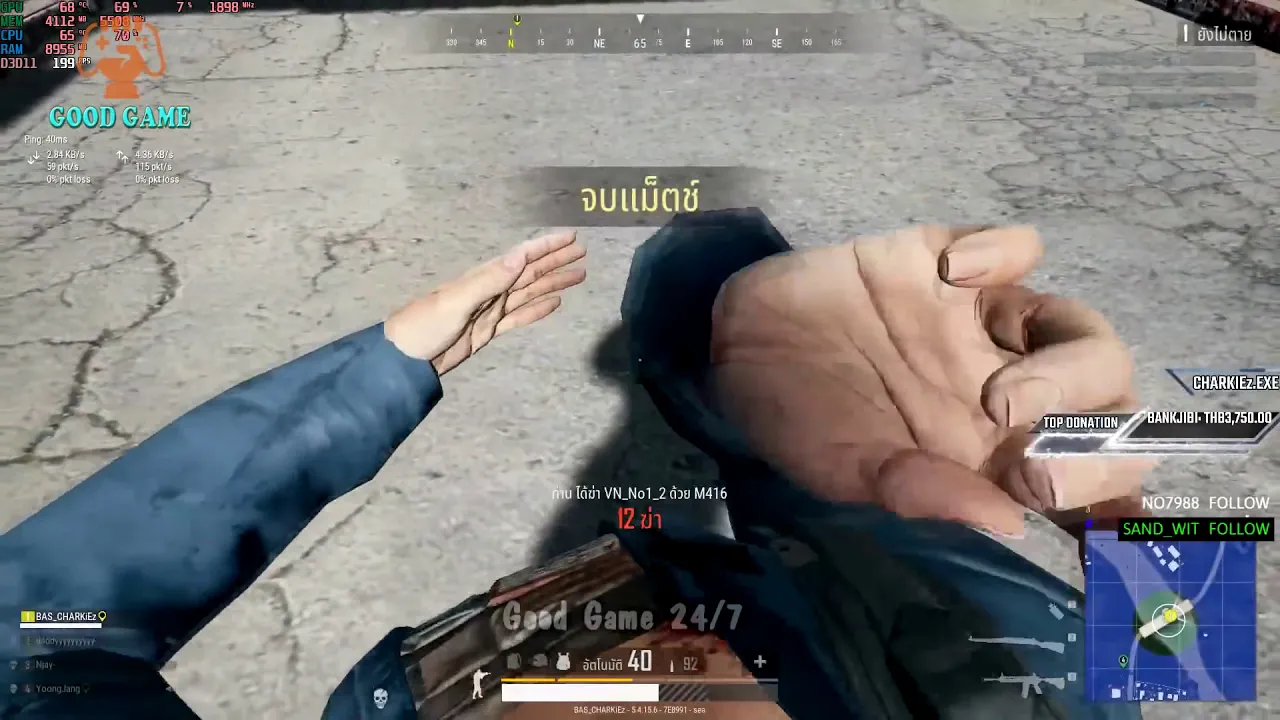 PUBG Highlights   Mẹ của Lurn bị nghiện giọng hát của Wadu hek.mục tiêu 10sud