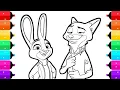 Zootopia 2 Coloring Pages for Kids Coloring Zootopia Characters