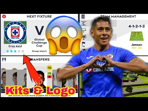 Download MP3 Dream League Soccer 2021 | How To Make Cruz Azul Team Kit \u0026 Logo 2021 DLS 2021