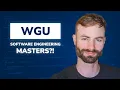 WGU Software Engineering Master s Degree