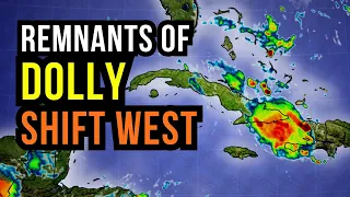 Dolly Remnants shift West...