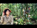 The girl s stepfather took her biological father into the forest while she was away from home