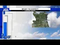 Dry start to the week rain develops Thursday