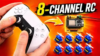 Convert Your GAMEPAD an 8-Channel Remote Control. DIY RC