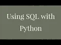 MySql with Flask Insert Data in SQL Database with Flask and HTML