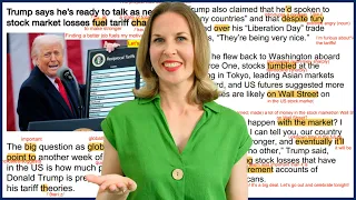 Trump's Tariffs 🇺🇸 Learn English with the News