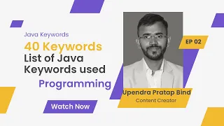 Part 2 Next 20 Java Keywords used in Java Programming