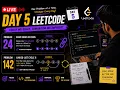 Live DSA Practice Solving LeetCode in Java Interview Preparation Day 5