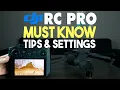 DJI RC PRO - MUST KNOW Tips Settings DansTube TV