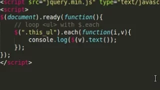 Jquery Tutorial - loop html elements json with each