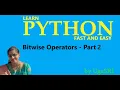 Python - Bitwise operators part 2