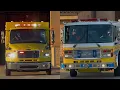 Ventura County Fire Department Medic Engine 50 Rescue Ambulance 50 Responding Code 3