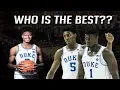 Zion Williamson vs RJ Barrett vs Cam Reddish Who Is The BEST NBA Prospect On Duke
