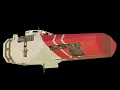 Blender Add-on Hard Surface Detailer spaceship demo