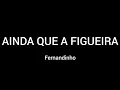 Download Lagu AINDA QUE A FIGUEIRA - FERNANDINHO - LETRA