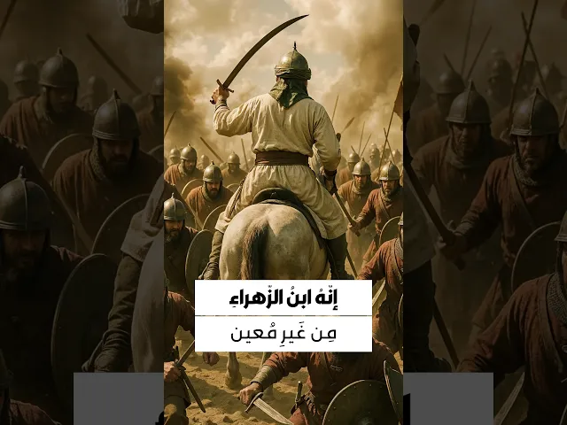 ⁣وَحيدًا بَقِي في نينوى دون ناصرٍ...وعينٌ على تلك الخبا دون حارسِ