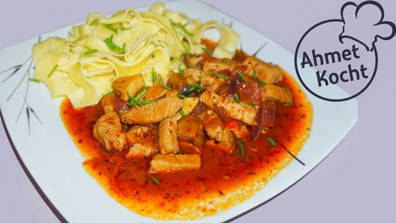 Eine kleine Reise an die Mosel inspirierte mich dazu dieses Kalbsgulasch zu kochen.. 