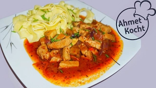 Dieses Kalbsragout Rezept ist ein echter Genuss. Als Sonntagsessen mit Knödeln, Nudeln oder Spätzle . 