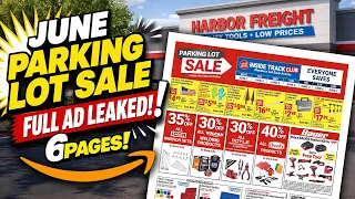 FULL 6 Page AD LEAKED Harbor Freight June Parking Lot Sale INSANE Deals ADDED