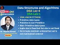 Data structure lab-1 in python Primitive non-Primitive data types tuple list set