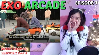 EXO ARCADE EXO IN MINI CARS Episode 4 REACTION EXOMAS SEASON 2 DAY 4 