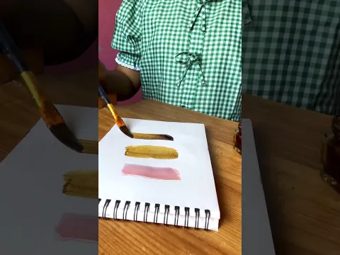 water colour from coffee|#shorts