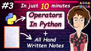 Operators in python Arithmetic operator comparison operator Assignment logical operator