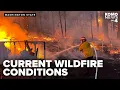 Spokane-area fires hold steady as crews face second day of red flag conditions