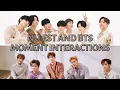BTS (방탄소년단) AND NU'EST (뉴이스트)  INTERACTION MOMENTS