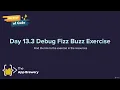 Interactive Coding Exercise Debugging FizzBuzz 100 Days of Code Complete Python Pro Bootcamp