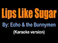 LIPS LIKE SUGAR - Echo \u0026 the Bunnymen (karaoke version)