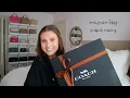 coach tabby backpack fuschia unboxing and wimb erin nicole