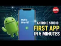 Android Studio Tutorial 01 - How To Make Hello World App In Android Studio