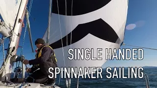 Life is Like Sailing – Single Handed Spinnaker Sailing