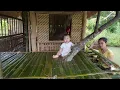 Download Lagu FULL VIDEO: 350 Days Journey - Single Mother Builds Bamboo House By The Lake During Rainy Season