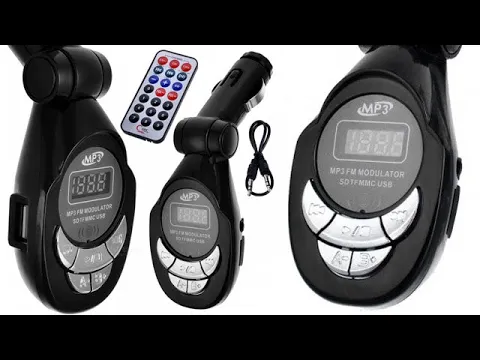 Download MP3 #Wireless FM Transmitter Modulator Kit Foldable Car MP3 Player  \u0026 USB SD MMC LCD Remote 2 GB Storage