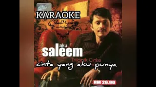 karaoke cinta yang aku punya saleem iklim