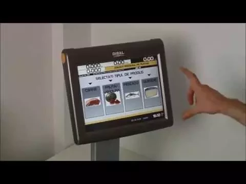 Prezentare cantar cu ecran touch Dibal D 955